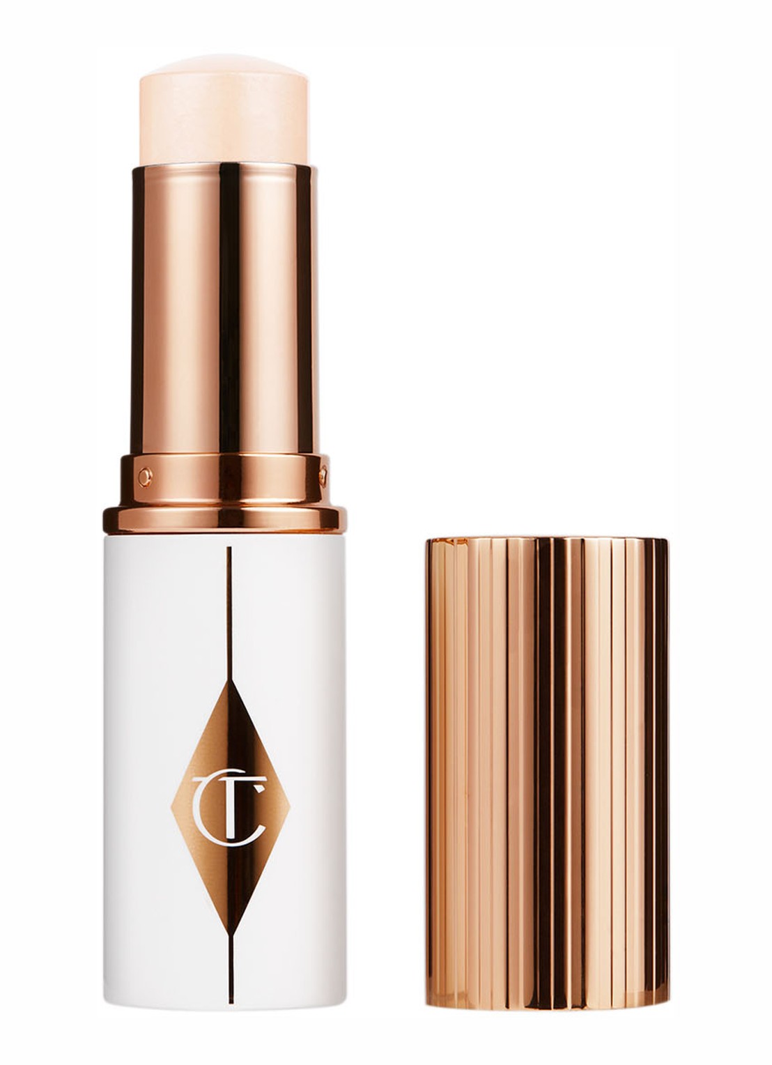 Charlotte Tilbury Unreal Skin Sheer Glow Tint - hydraterende foundation stick - voorkant 1 fair