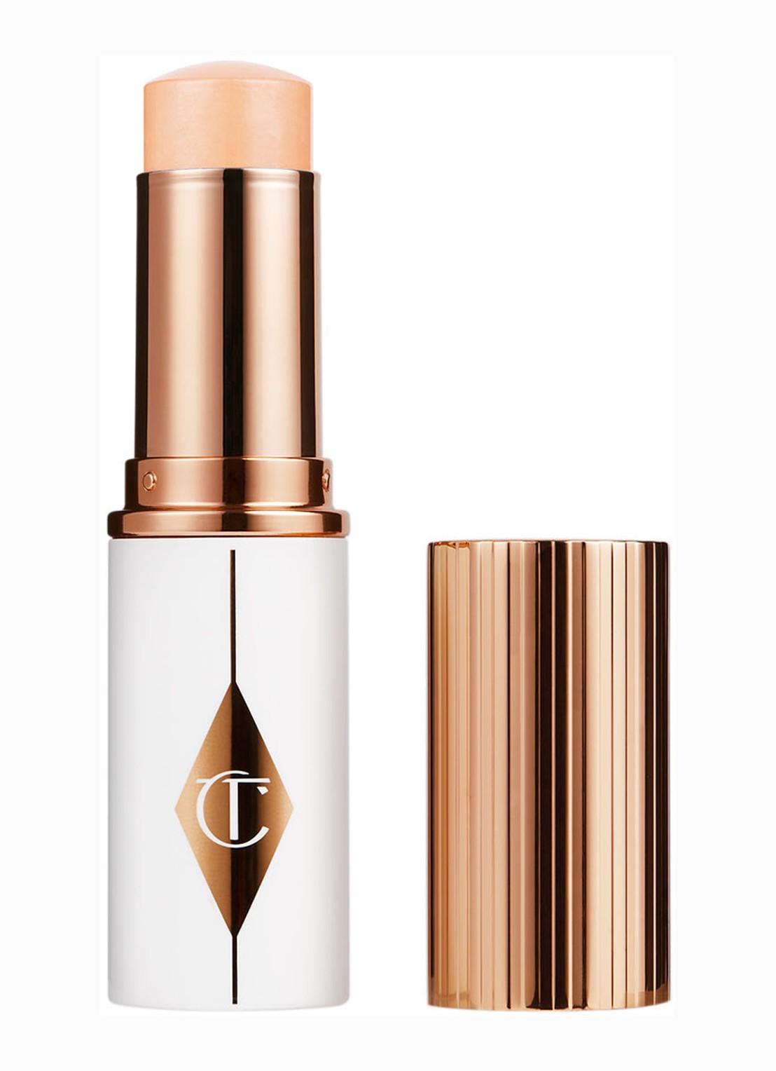 Charlotte Tilbury Unreal Skin Sheer Glow Tint - hydraterende foundation stick - voorkant 4 fair