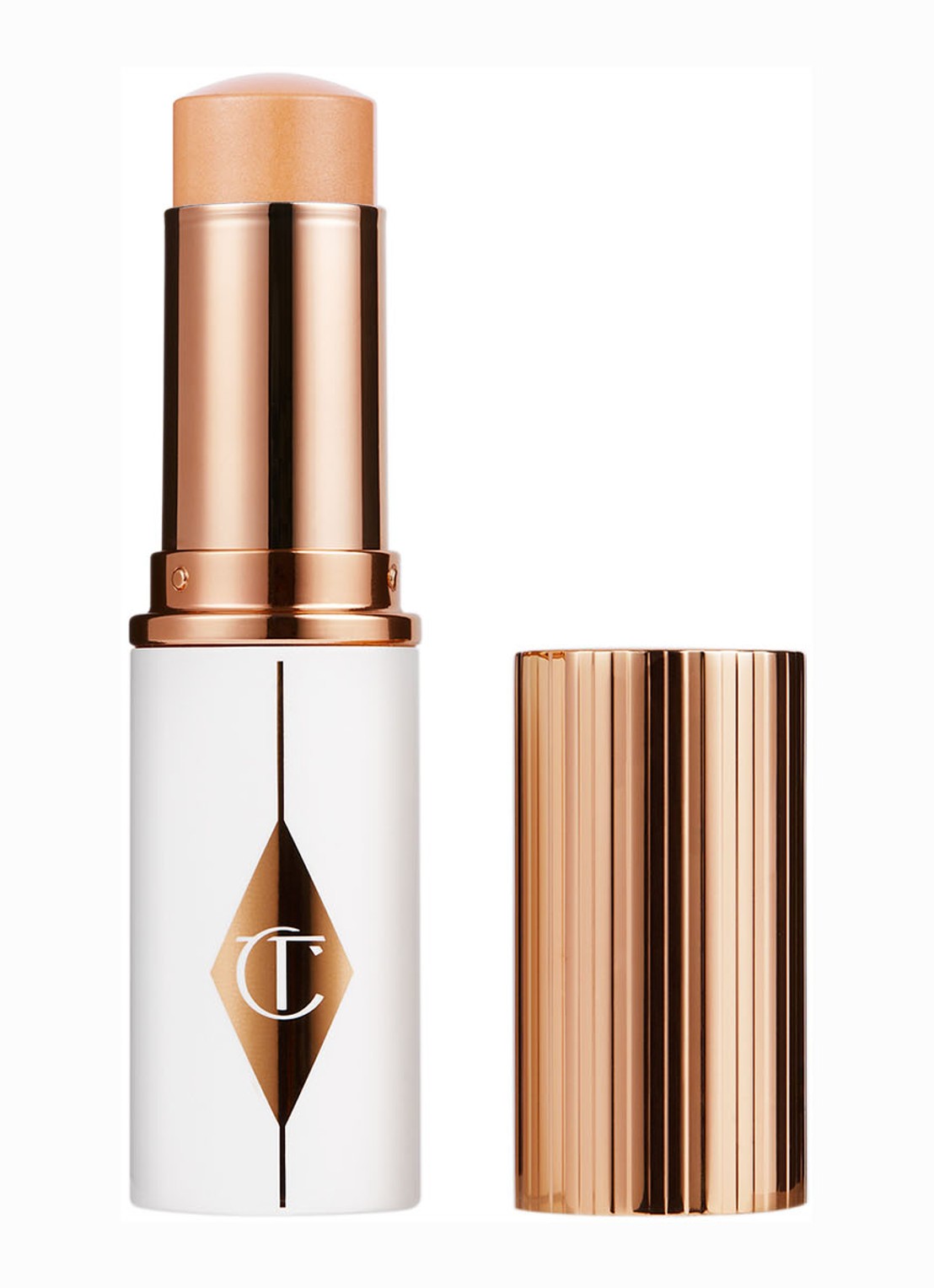 Charlotte Tilbury Unreal Skin Sheer Glow Tint - hydraterende foundation stick - voorkant 6 medium