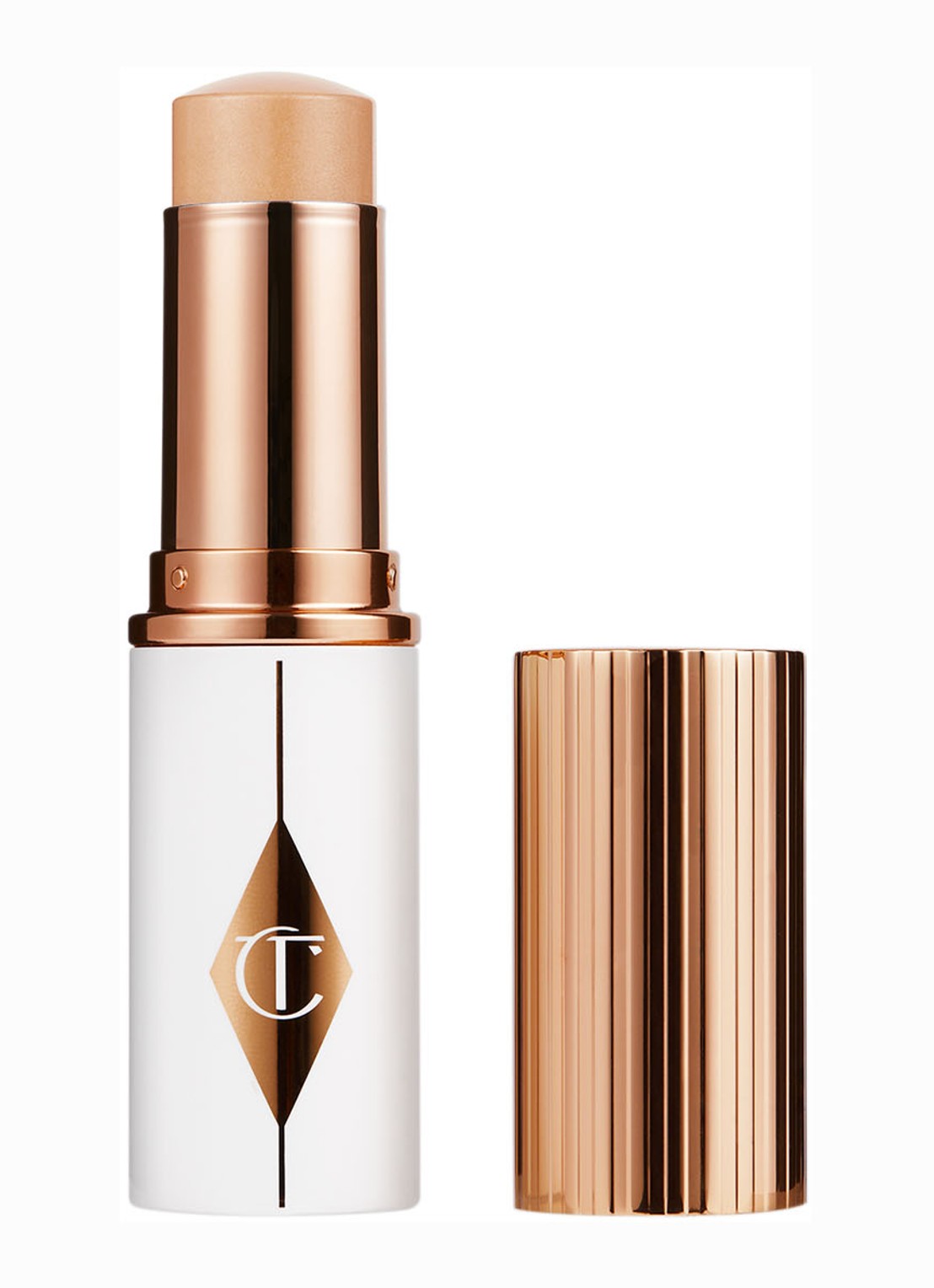 Charlotte Tilbury Unreal Skin Sheer Glow Tint - hydraterende foundation stick - voorkant 7.5 medium