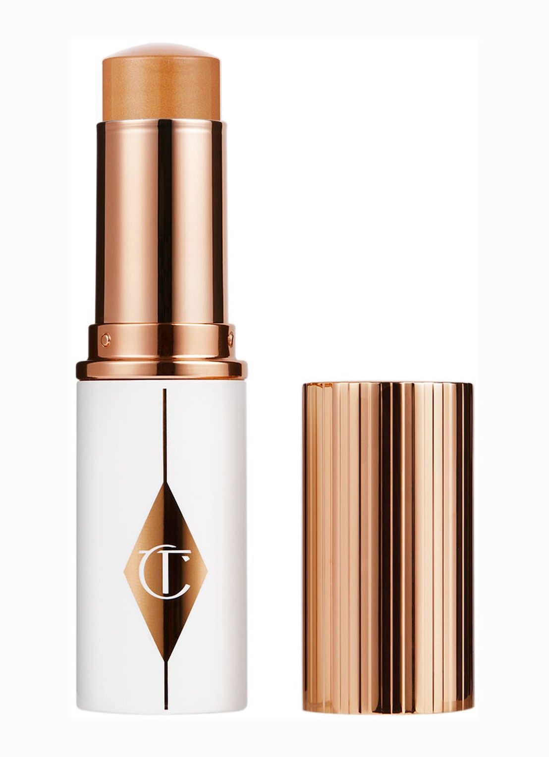 Charlotte Tilbury Unreal Skin Sheer Glow Tint - hydraterende foundation stick - voorkant 9 tan
