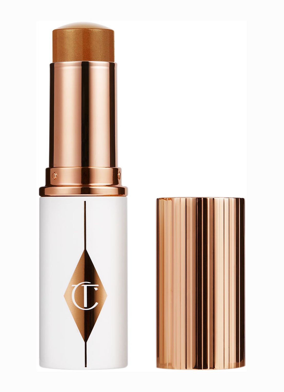Charlotte Tilbury Unreal Skin Sheer Glow Tint - hydraterende foundation stick - voorkant 13 deep