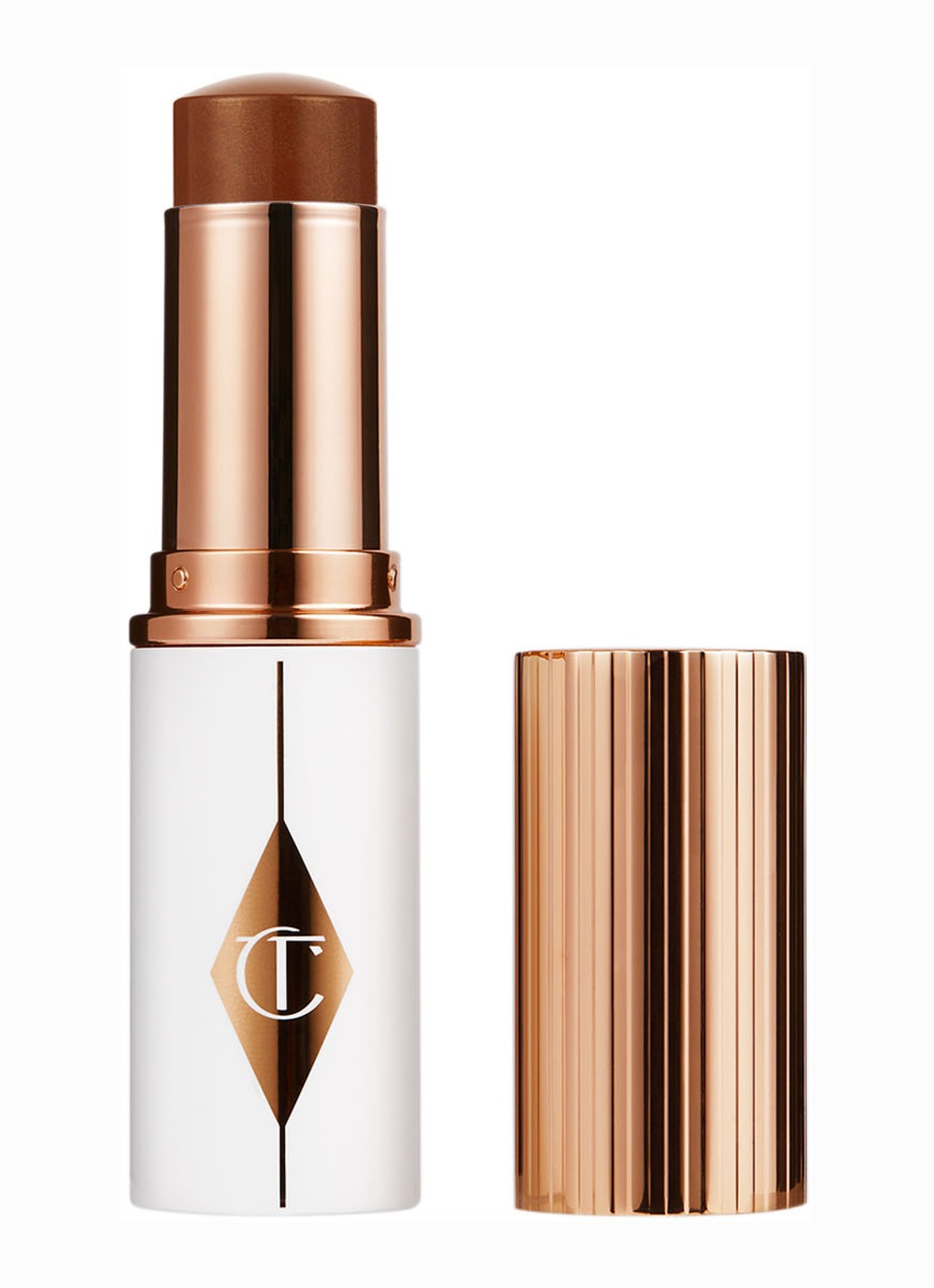 Charlotte Tilbury Unreal Skin Sheer Glow Tint - hydraterende foundation stick - voorkant 14 deep