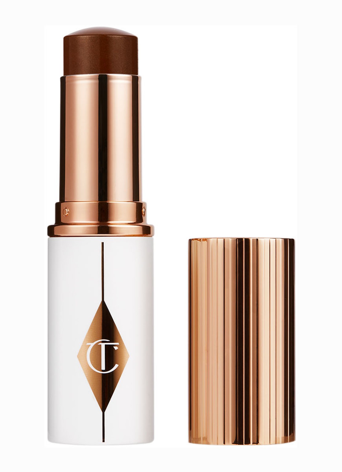 Charlotte Tilbury Unreal Skin Sheer Glow Tint - hydraterende foundation stick - voorkant 16 deep