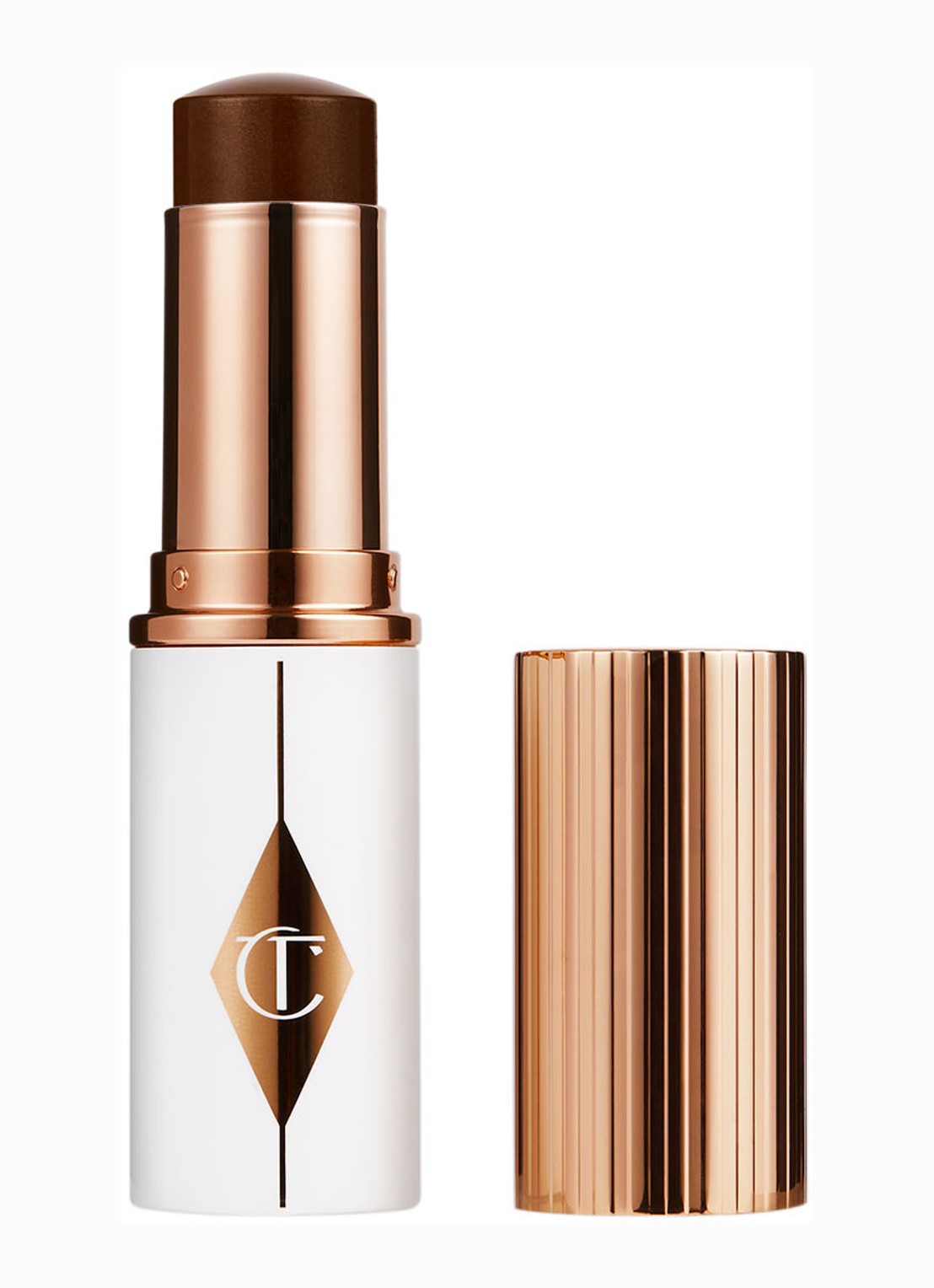 Charlotte Tilbury Unreal Skin Sheer Glow Tint - hydraterende foundation stick - voorkant 5 17 deep