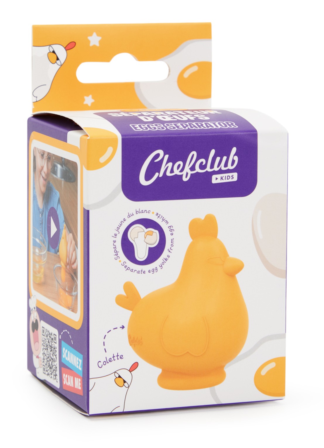 Chefclub Eierscheider  - voorkant geel