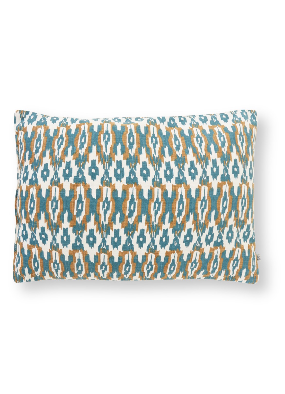 Chhatwal & Jonsson Delhi waterafstotend sierkussen 40 x 60 cm - voorkant turquoise