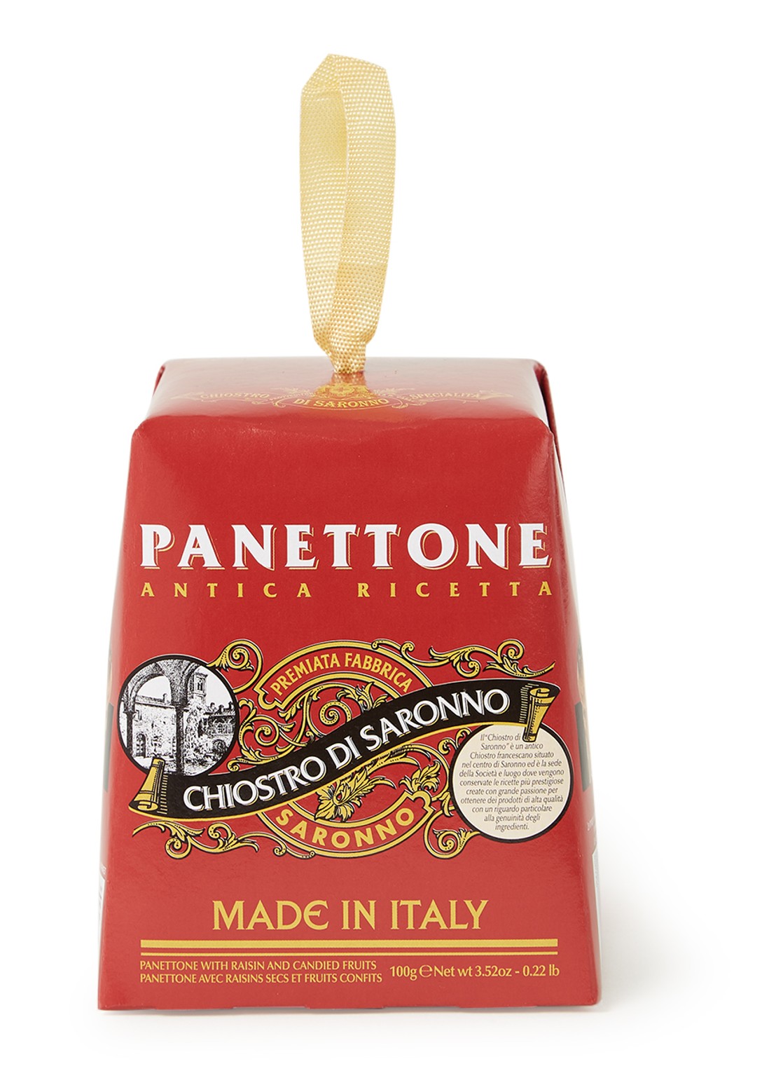 Chiostro di Saronno Panettone Classic 100 gram - voorkant undefined