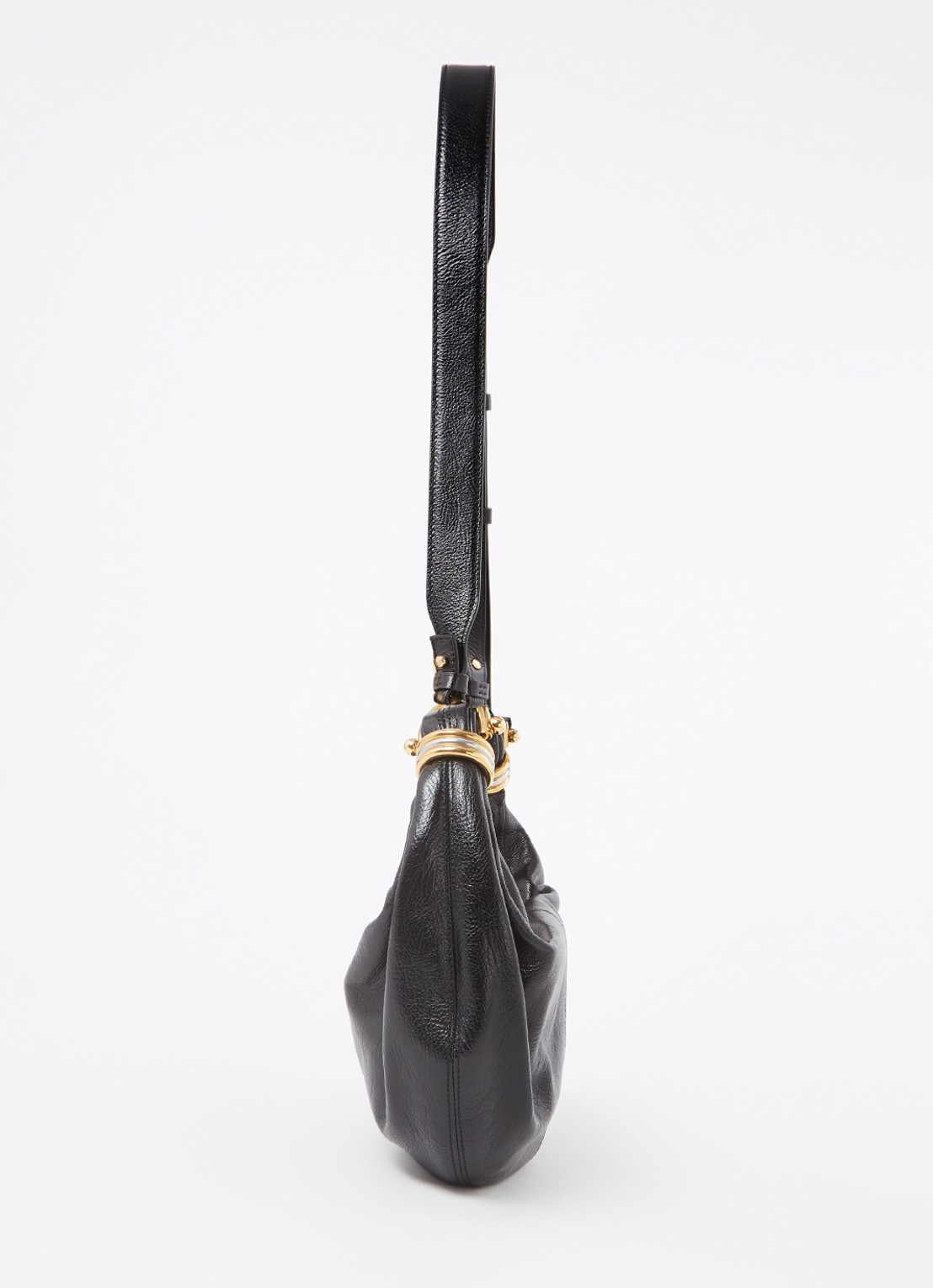 Chloé Bracelet handtas van kalfsleer - detail 5 zwart