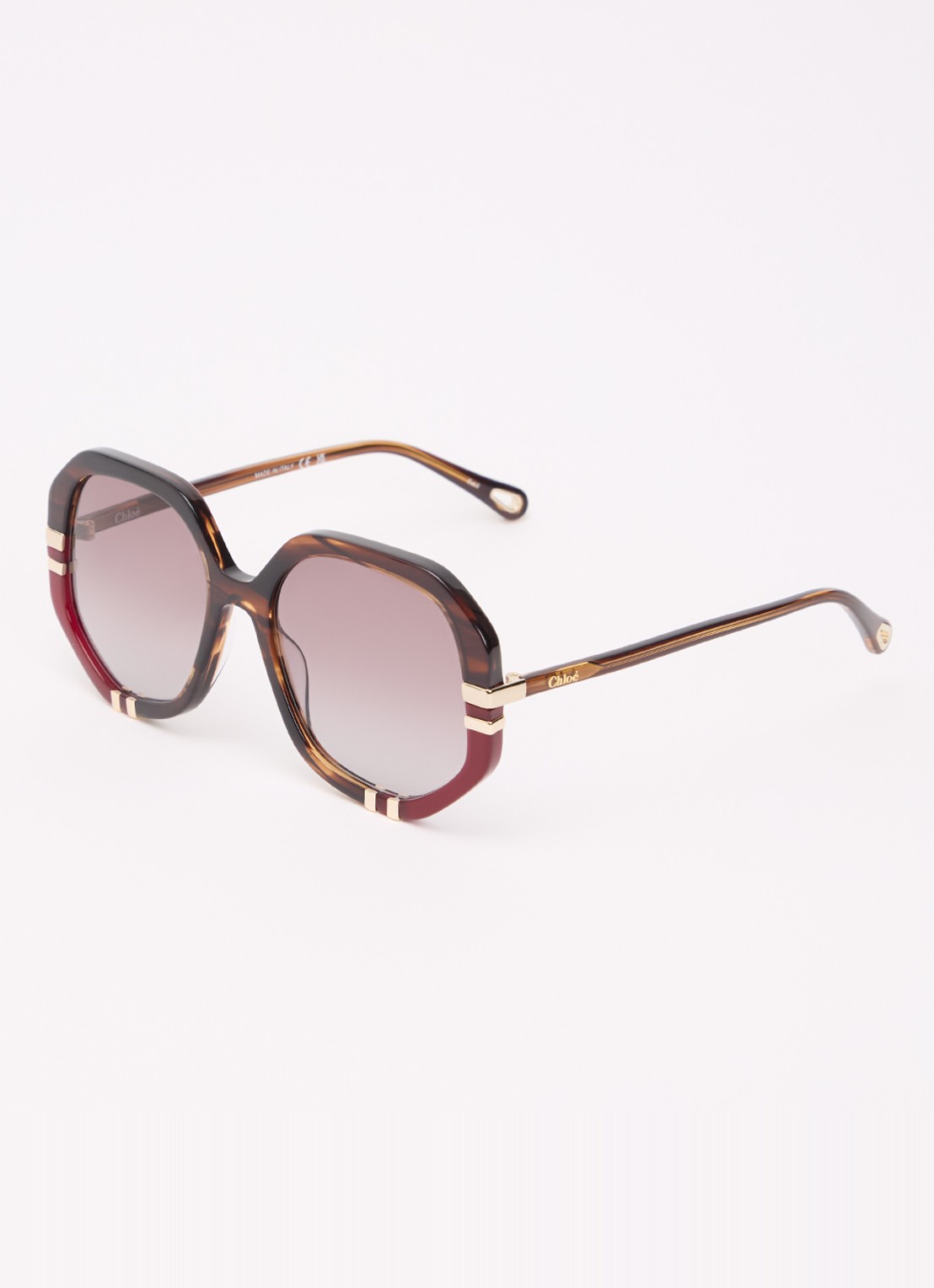 Chloé Butterfly zonnebril CH0105S - voorkant bruin