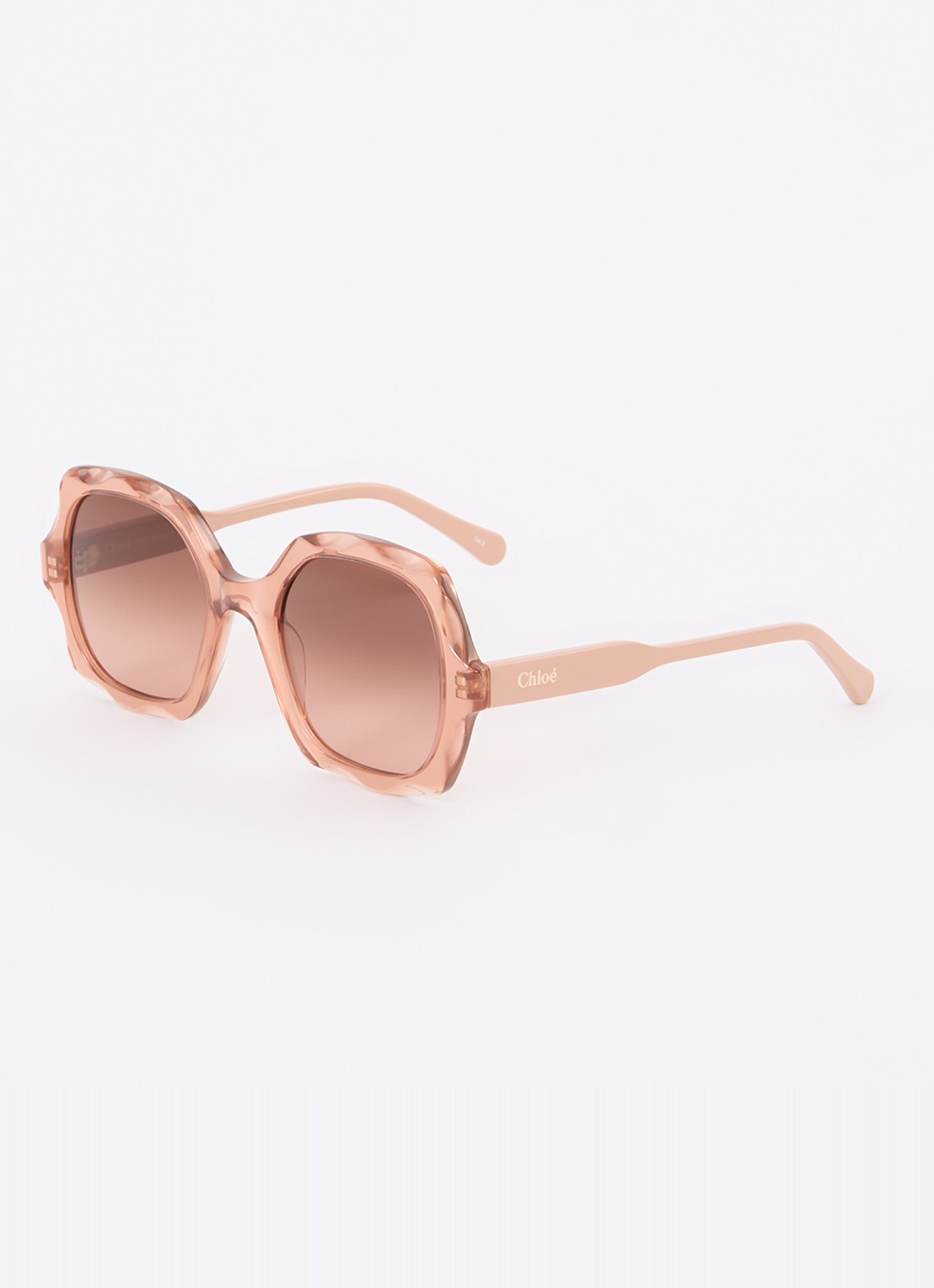 Chloé Butterfly zonnebril CH0226S - voorkant zalmroze