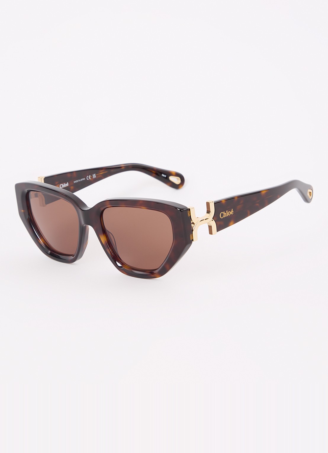 Chloé Butterfly zonnebril CH0235S - voorkant donkerbruin