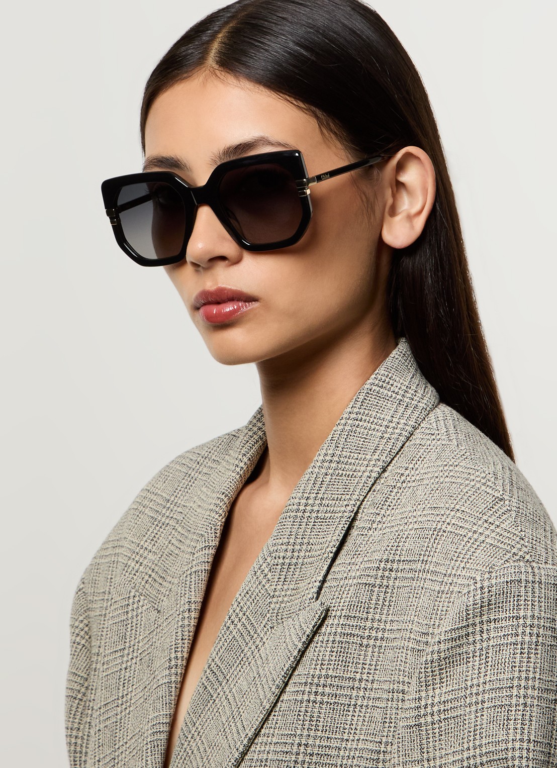 Chloé Butterfly zonnebril CH0240S - voorkant 5 zwart