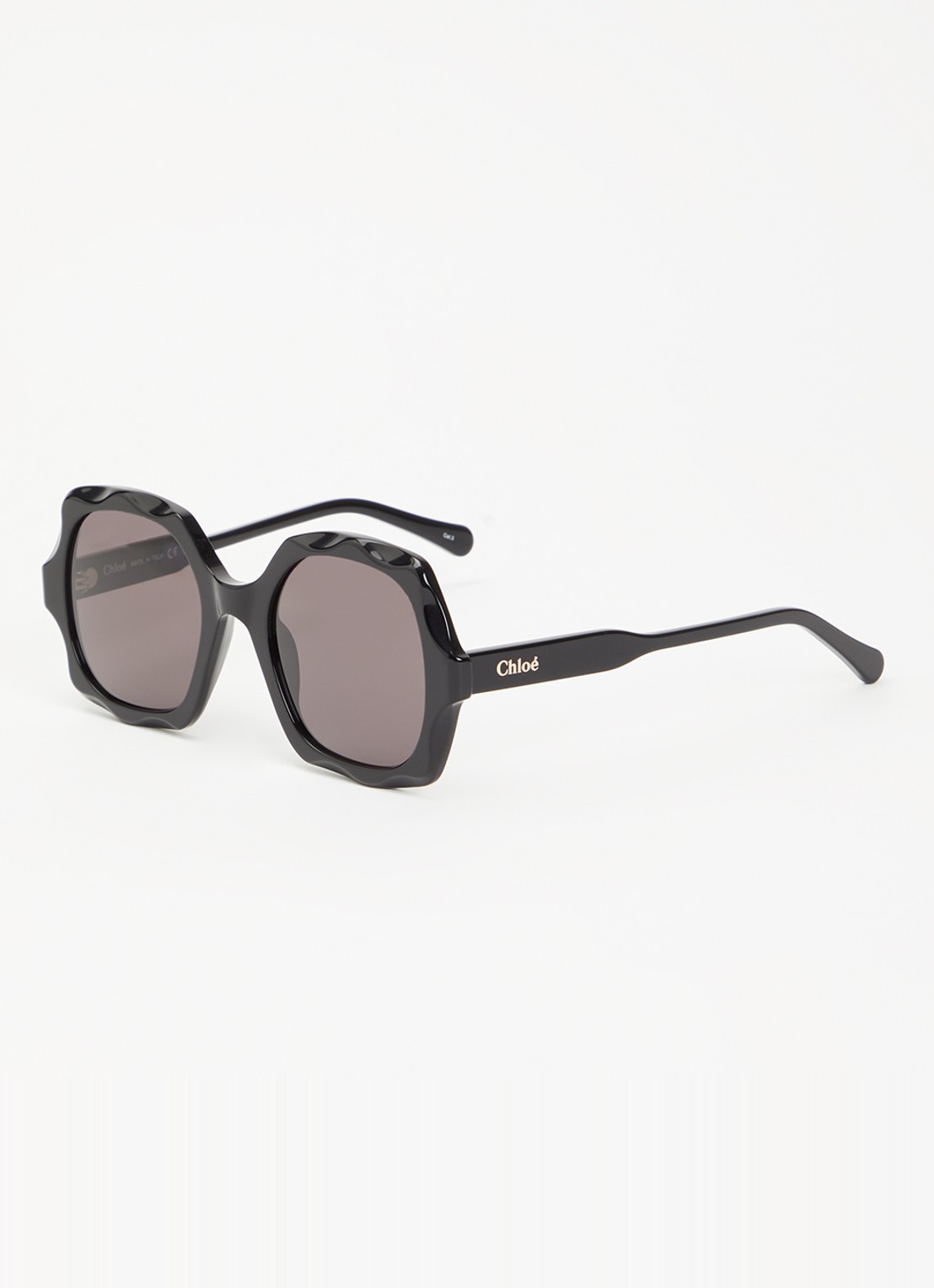 Chloé  Butterfly zonnebril CHO226S - voorkant 4 zwart