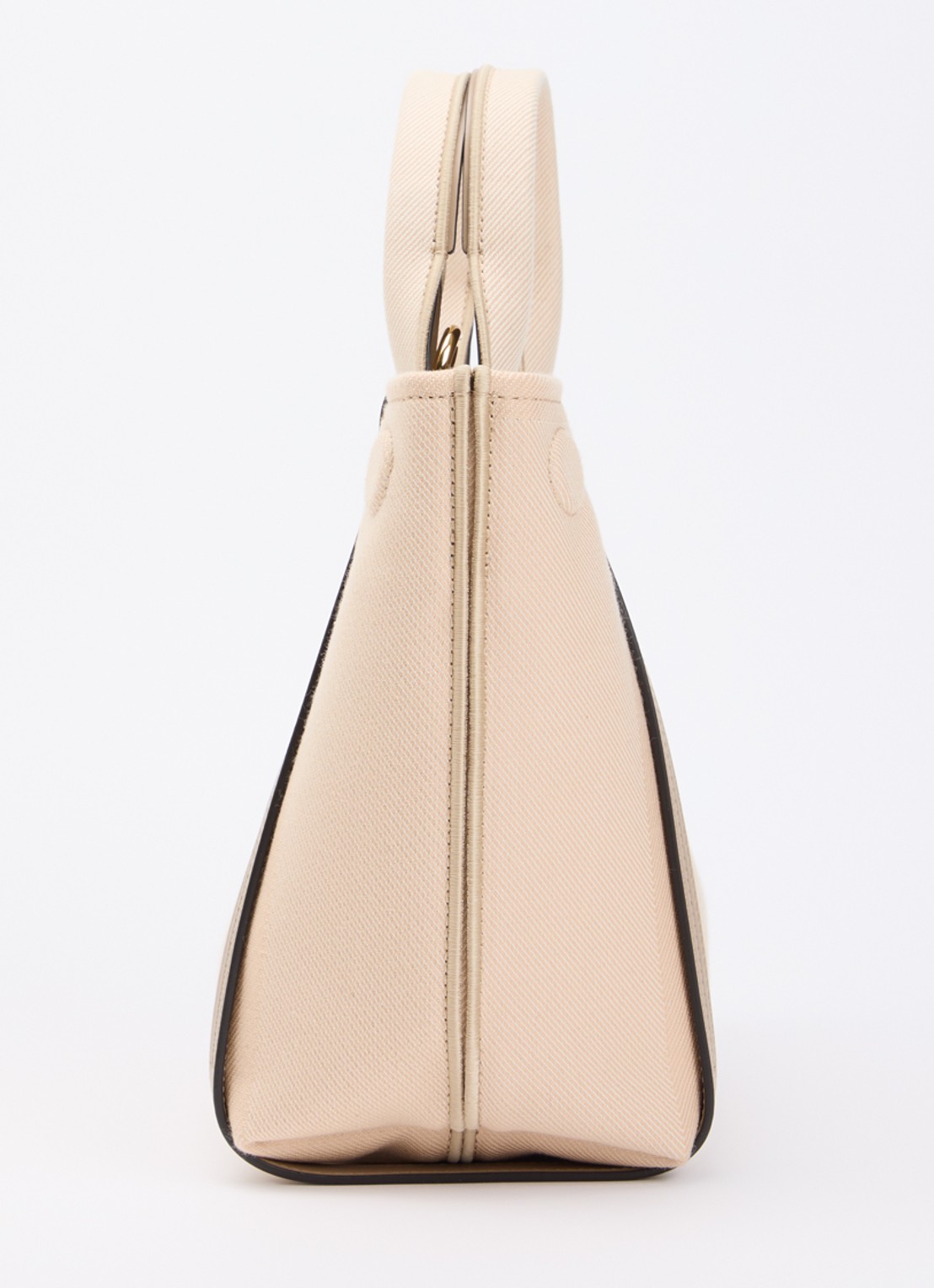 Chloé Carry schoudertas van canvas met afneembare schouderriem - detail 2 beige