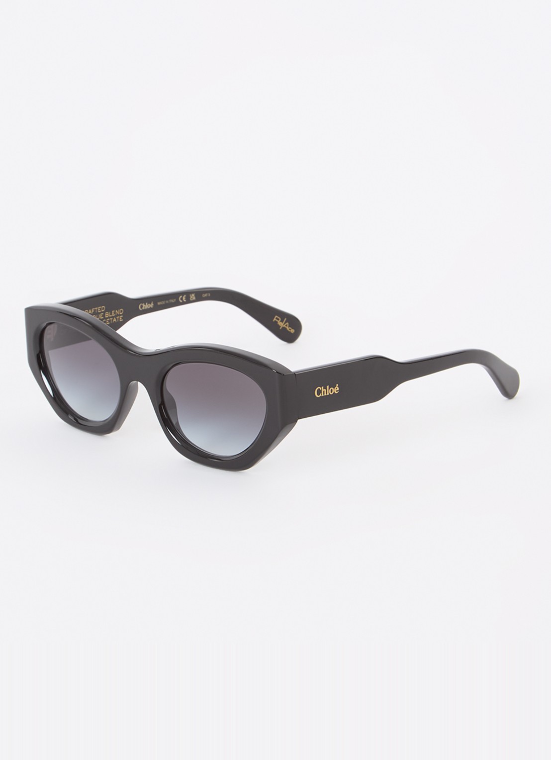 Chloé Cat Eye zonnebril CH0220S - voorkant zwart