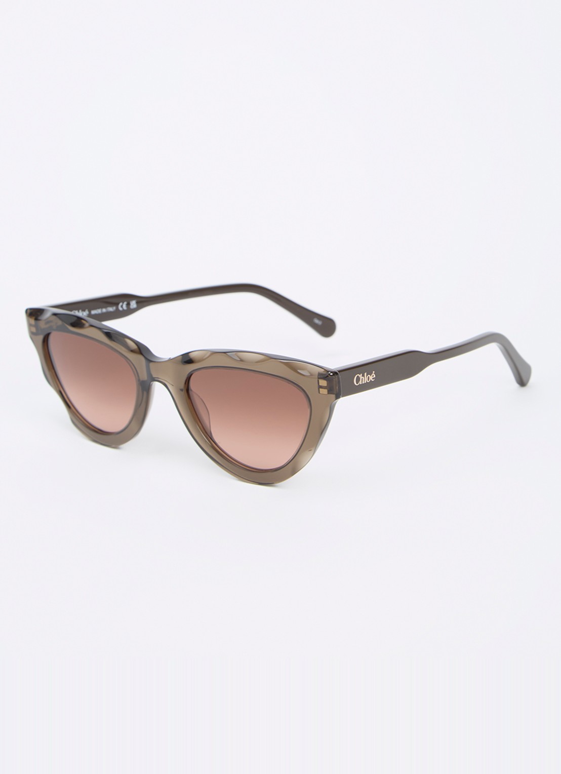 Chloé Cat Eye zonnebril CH0294S - voorkant zand
