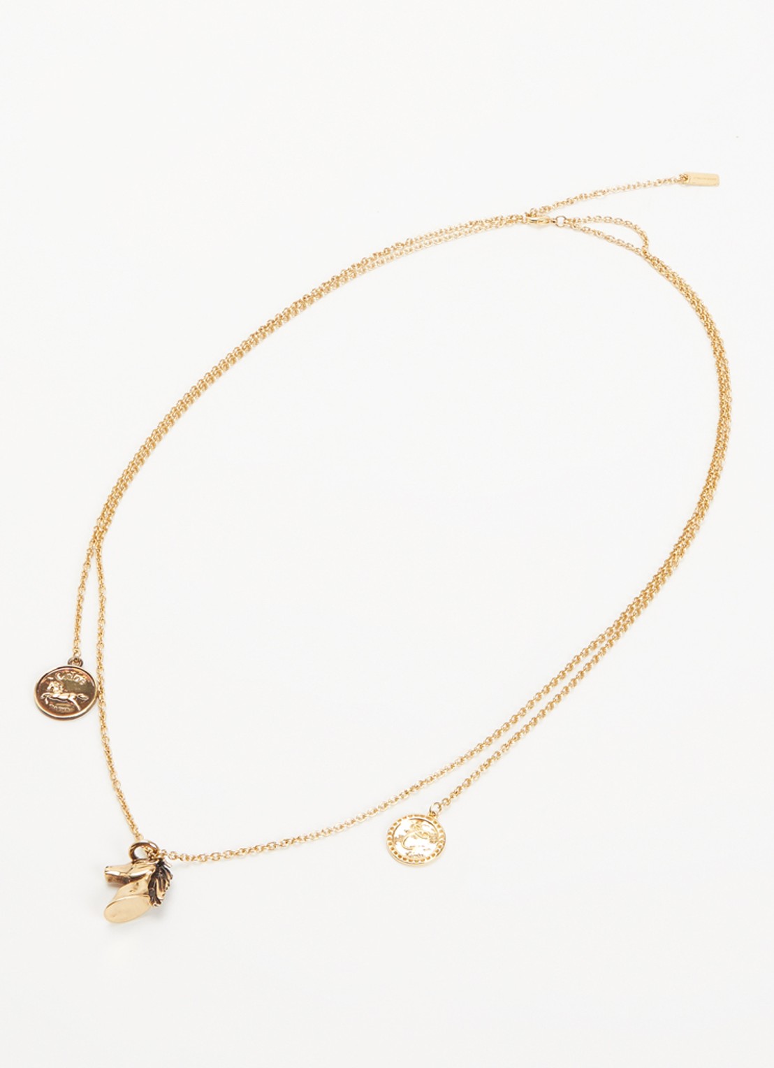 Chloé Charms ketting met hanger - detail goud