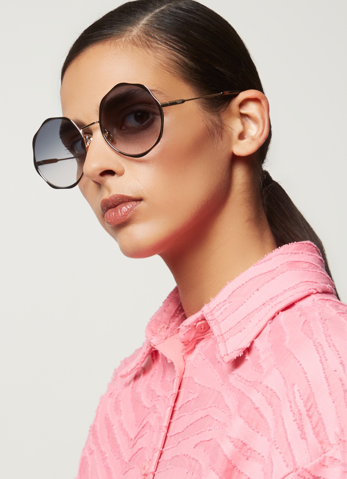 Chloé Honoré zonnebril CH0184S - voorkant 2 goud