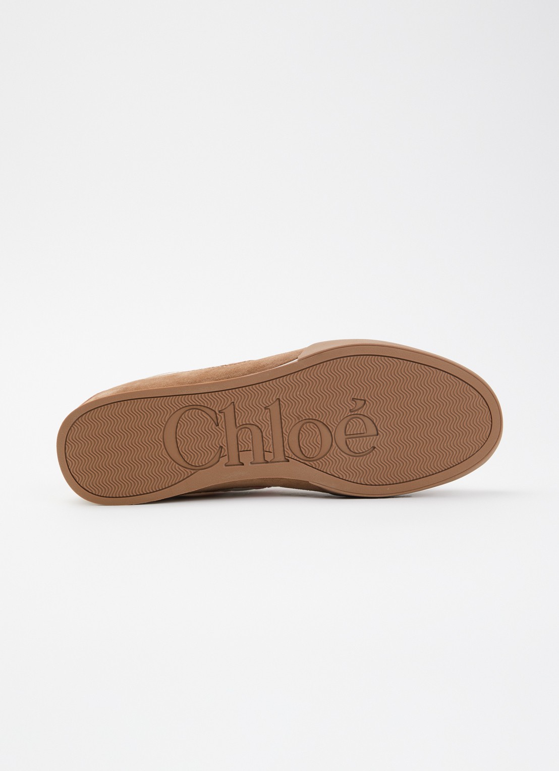 Chloé Kick sneaker met leren details - detail 4 lichtroze