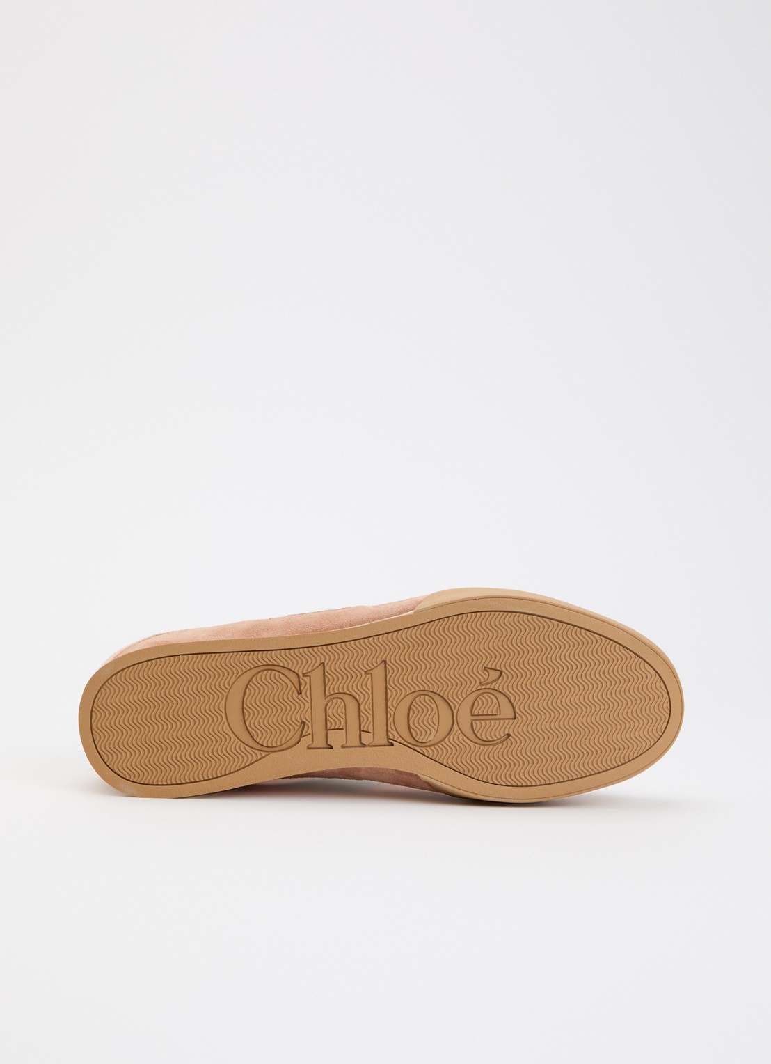 Chloé Kick sneaker met leren details - detail 4 oudroze