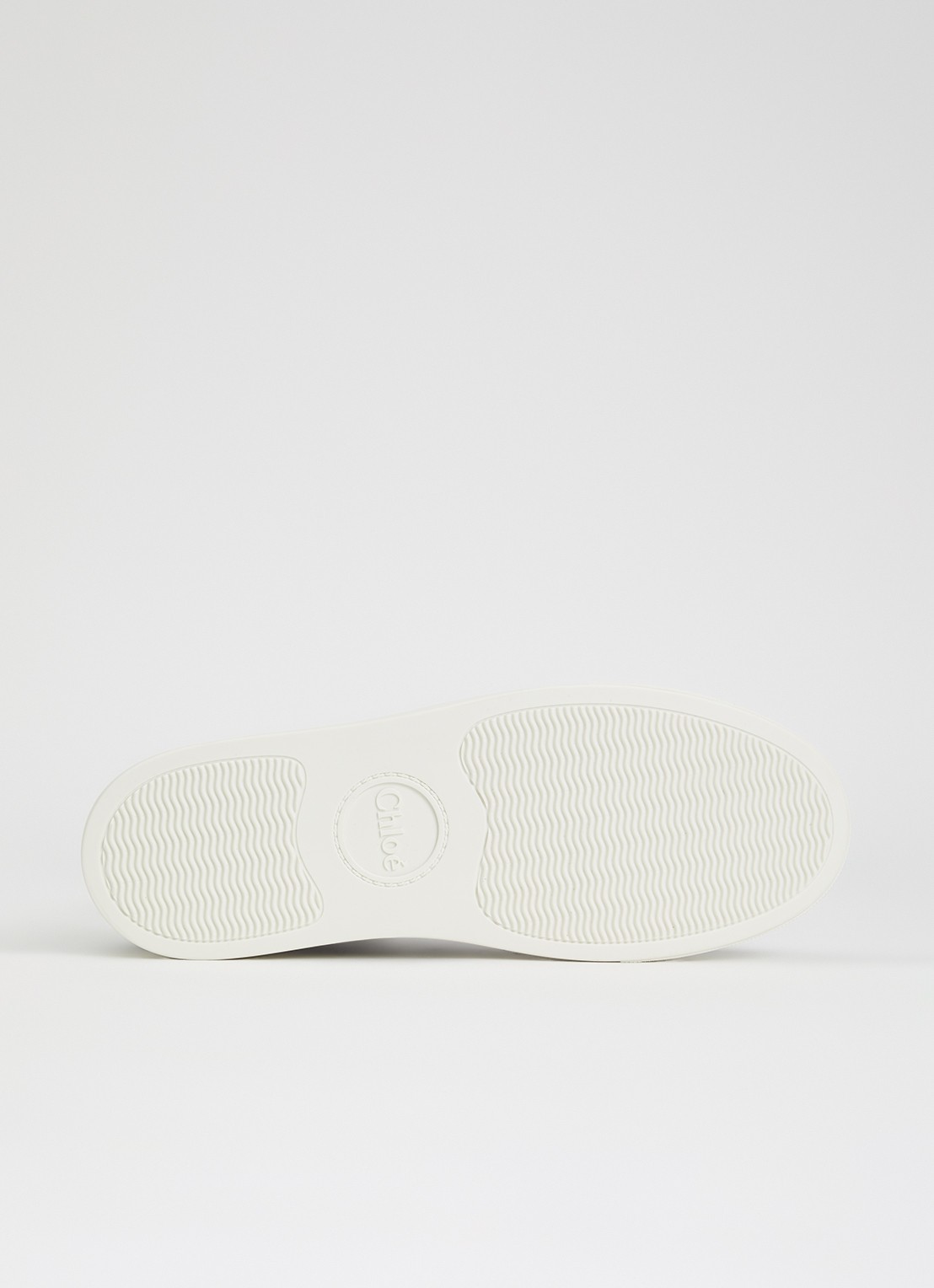 Chloé Lauren sneaker van kant met kalfsleren details - detail 4 zwart
