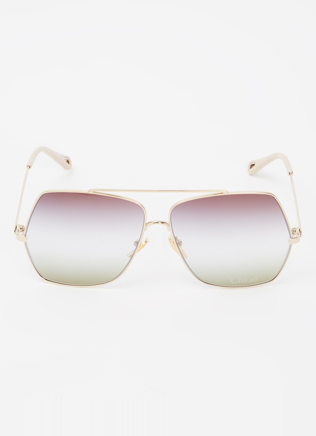 Chloé Piloten zonnebril CH0278S - detail goud