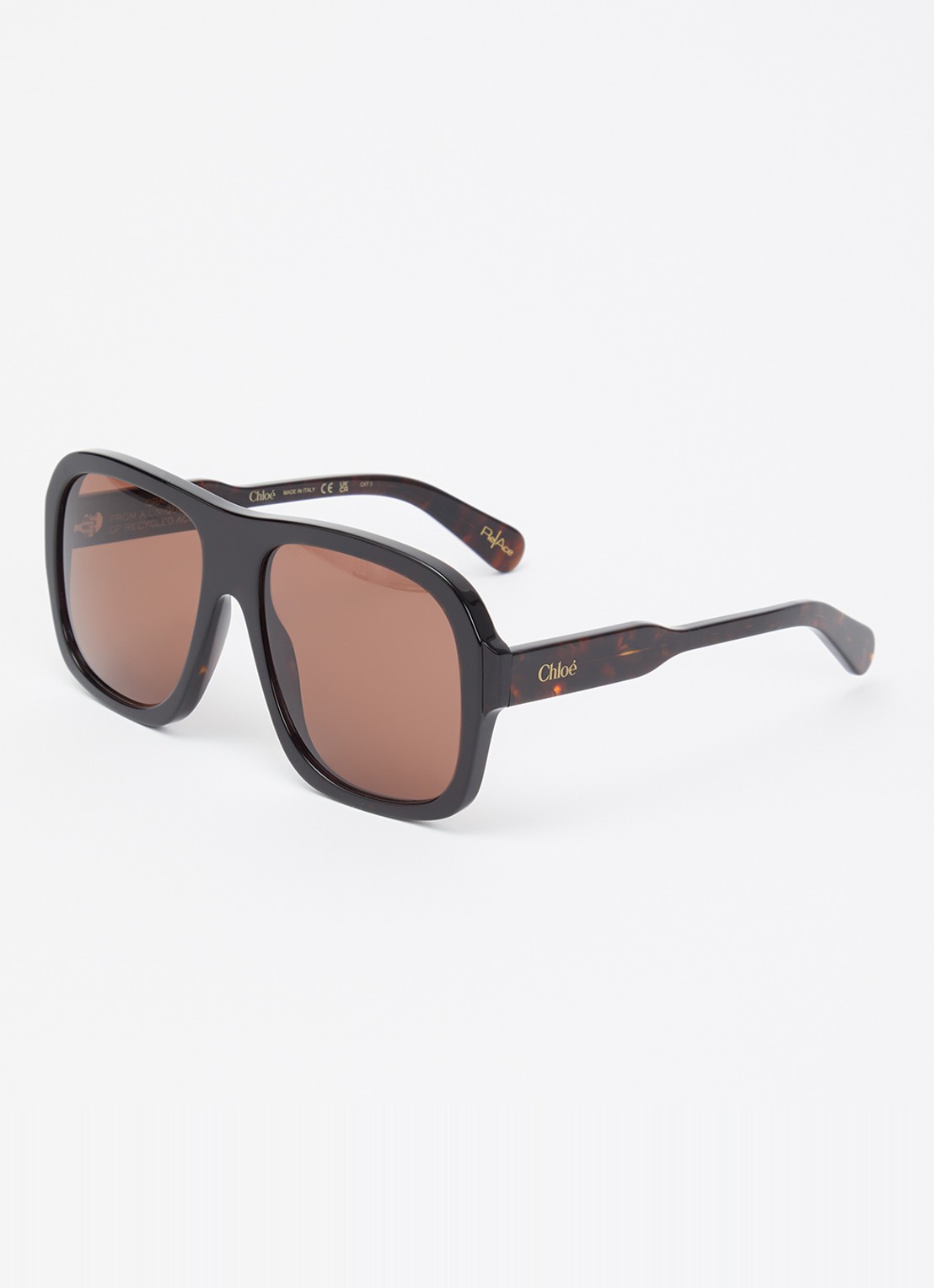 Chloé Piloten zonnebril CH0331S - voorkant 3 bruin