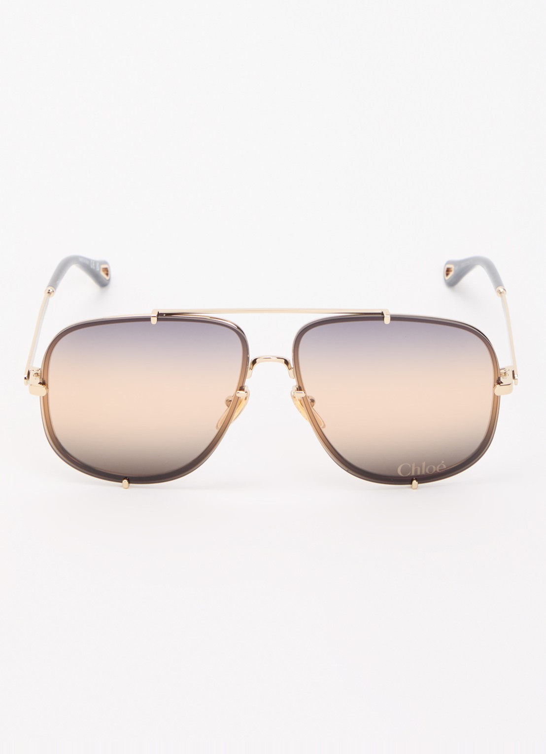 Chloé Piloten zonnebril CH0348S - detail goud