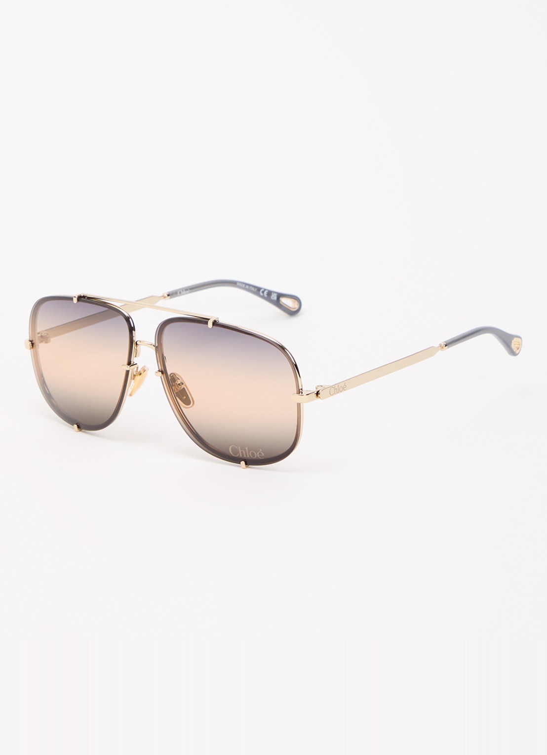 Chloé Piloten zonnebril CH0348S - voorkant 4 goud