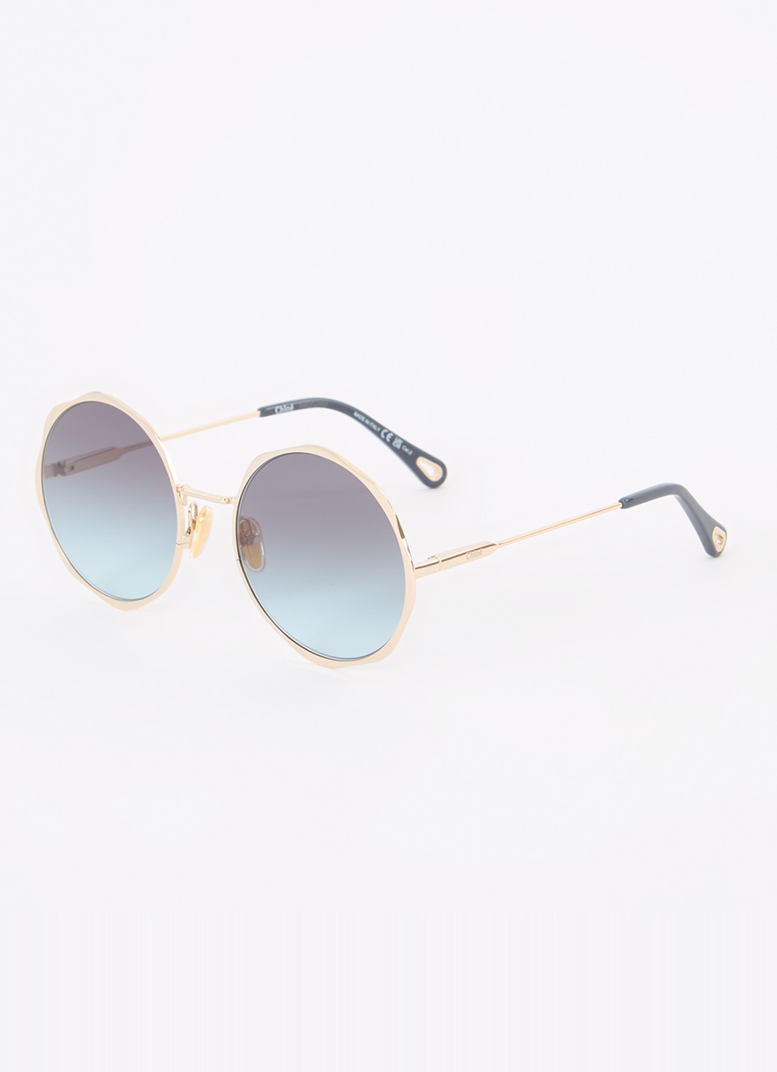 Chloé Retro zonnebril CH0184S  - voorkant 4 goud