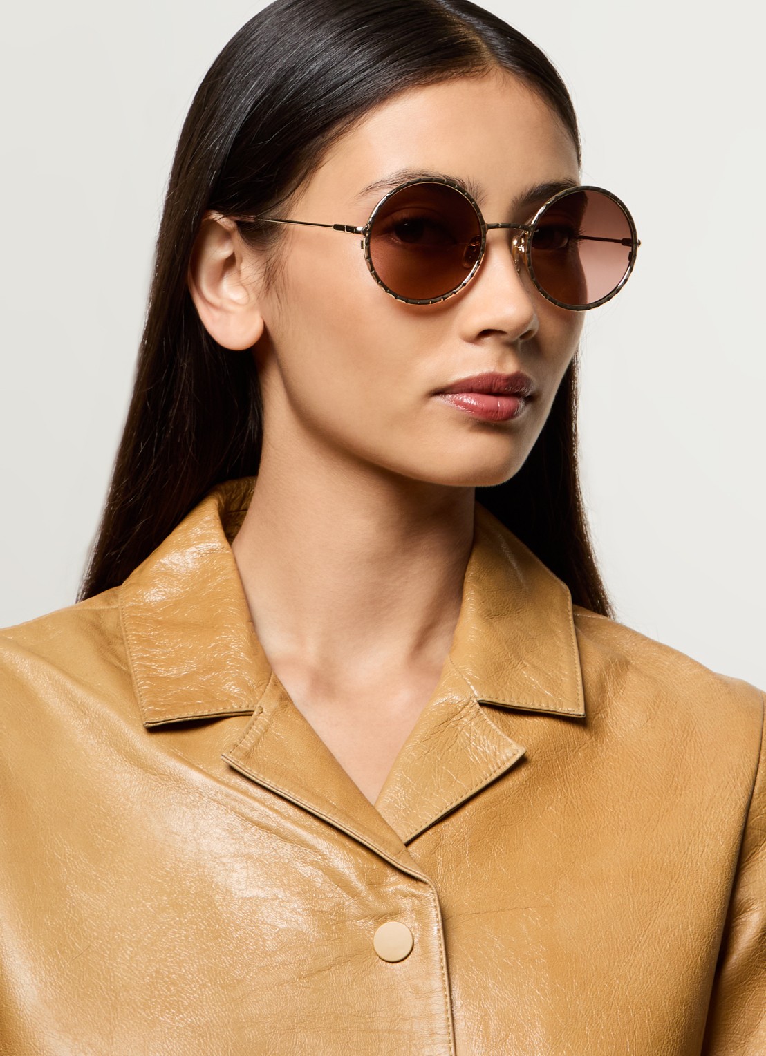Chloé Retro zonnebril CH0230S - voorkant 2 goud