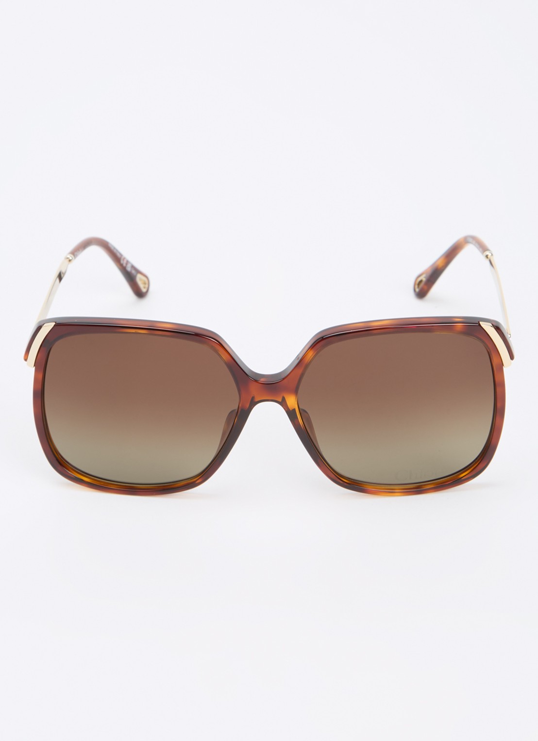 Chloé Retro zonnebril CH0286S - detail 2 roestbruin
