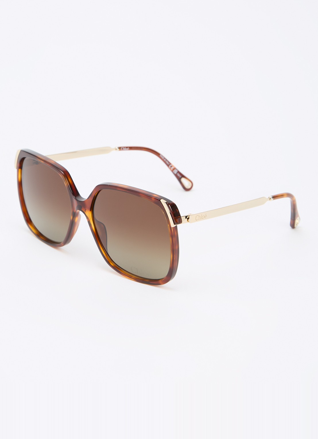 Chloé Retro zonnebril CH0286S - voorkant roestbruin