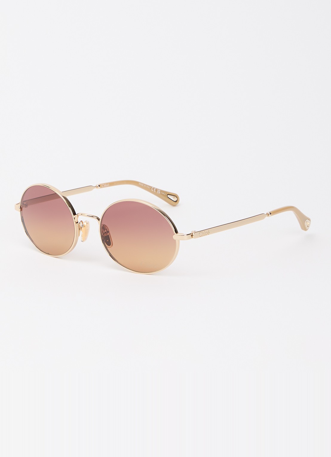 Chloé Retro zonnebril CH0326S - voorkant 4 goud