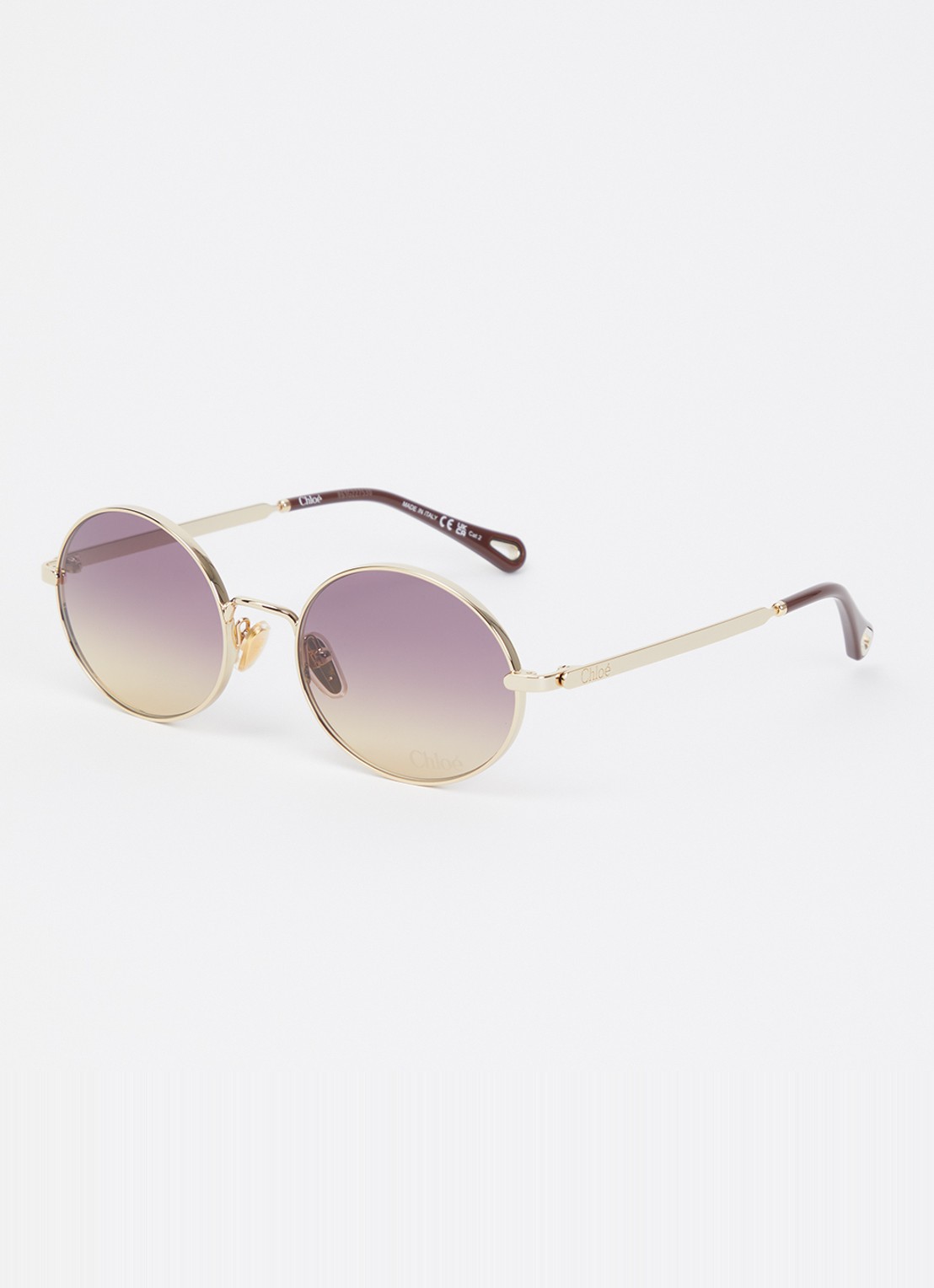 Chloé Retro zonnebril CH0326S - voorkant goud