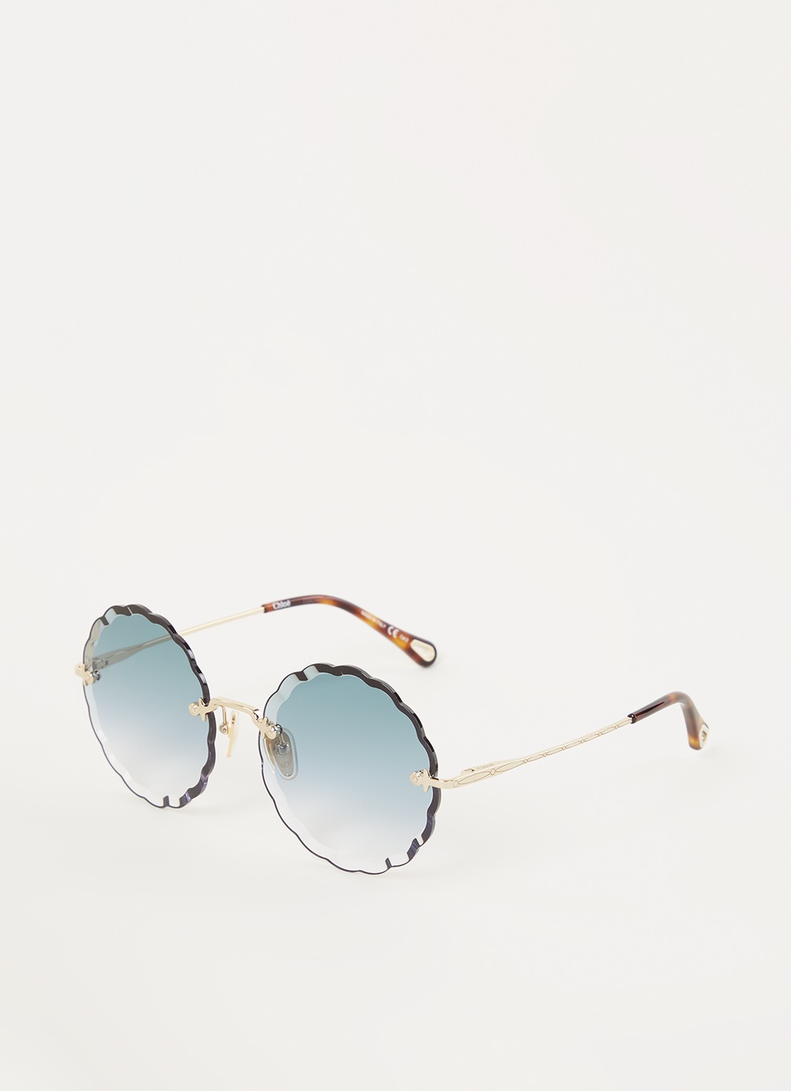 Chloé Rosie Petite zonnebril CH0047S - voorkant 3 goud
