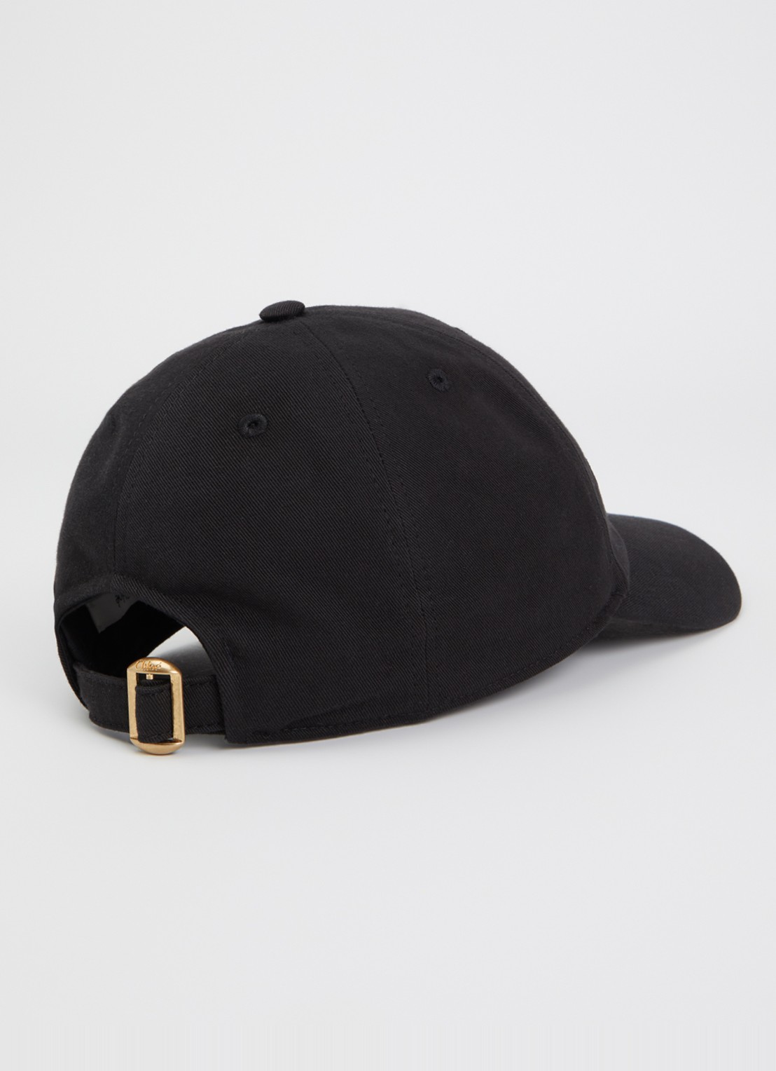 Chloé Signature pet met logoborduring - detail zwart
