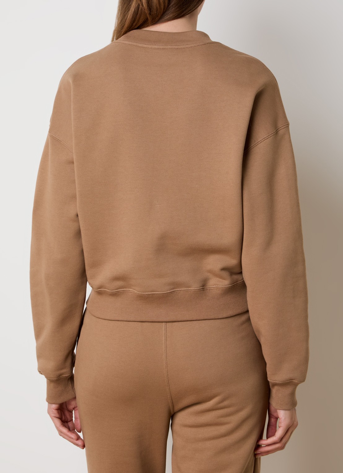 Chloé Sweater met flock logoprint - achterkant 3 camel