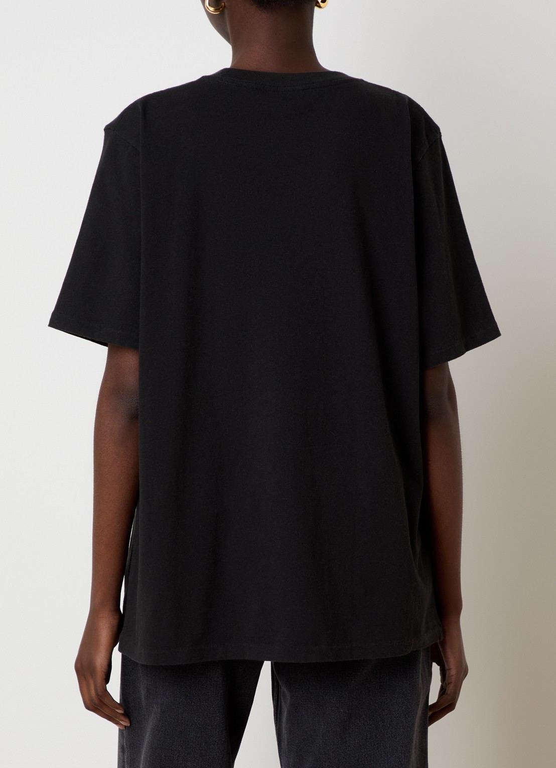 Chloé T-shirt met logoprint - achterkant 3 zwart