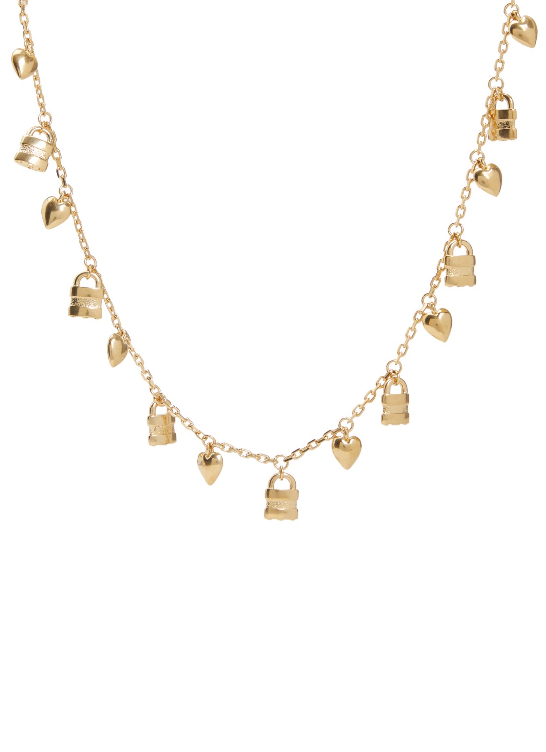 Chloé The Chloé Mini Paddington ketting veguld - voorkant goud