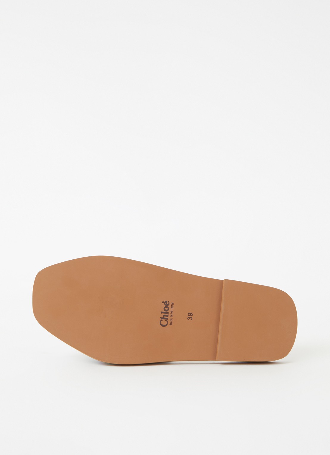 Chloé Woody slipper van canvas met logo - detail 7 zwart