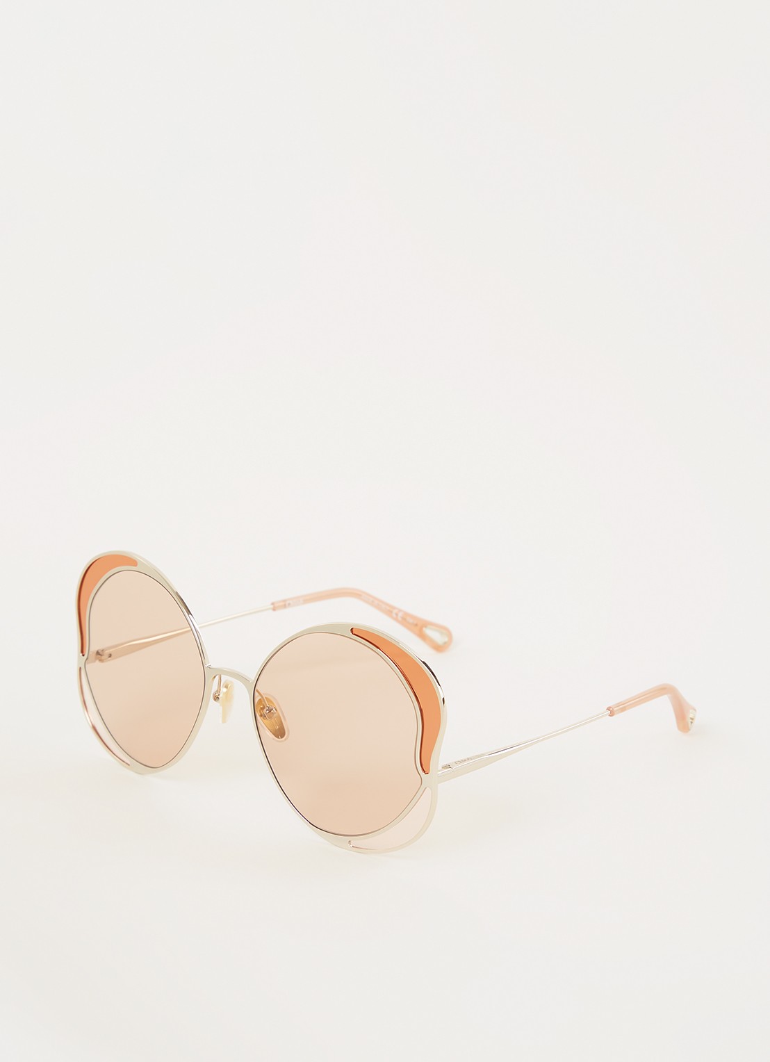 Chloé Zonnebril CH0024S - voorkant goud