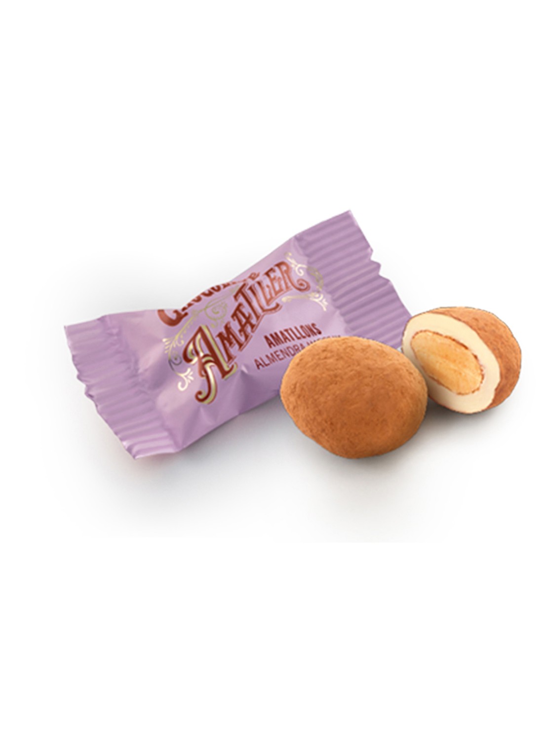 Chocolate Amatller Chocolade amandelen in blik 100 gram - voorkant 2 undefined