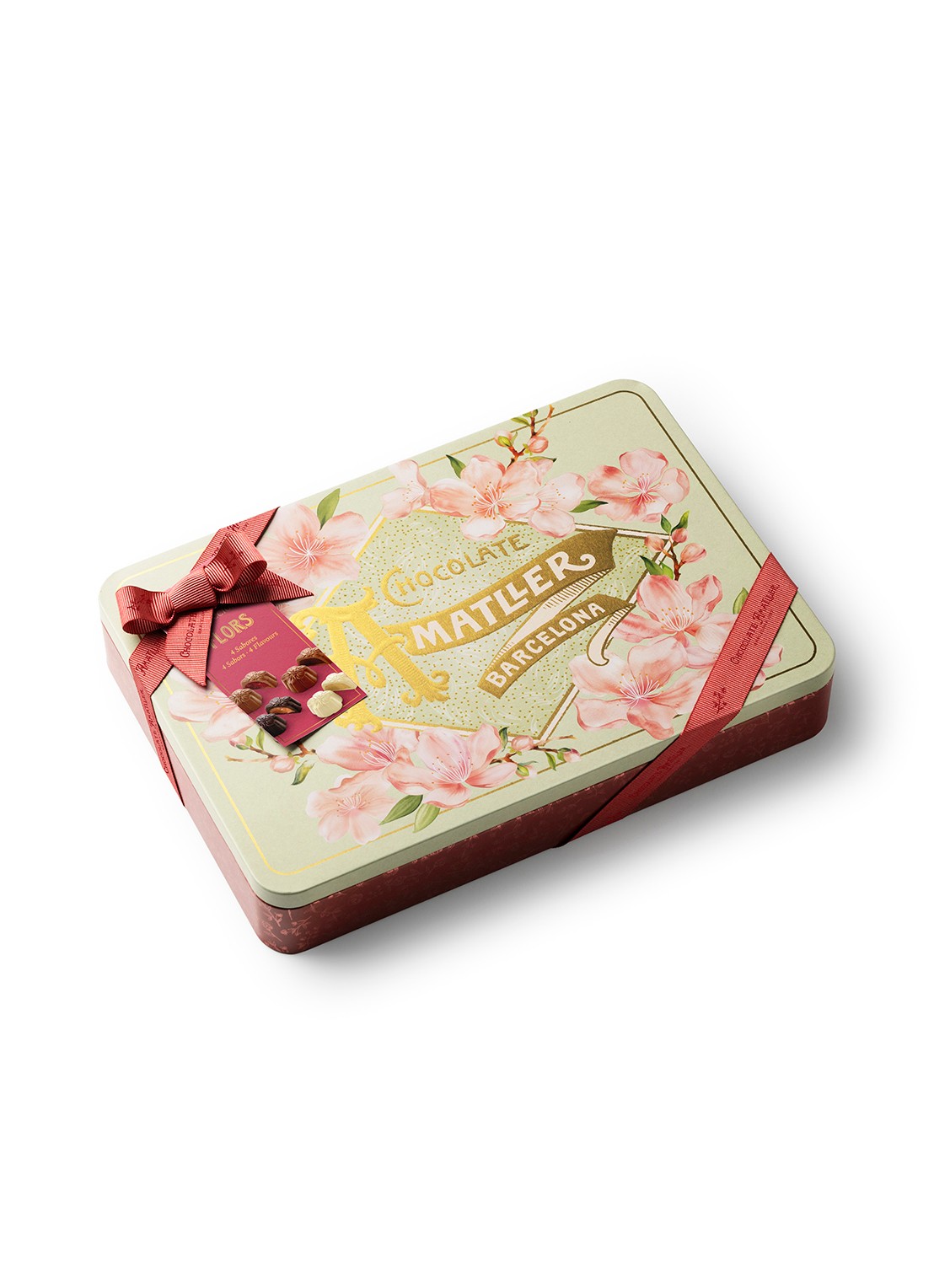 Chocolate Amatller Chocolade met fruit- of koffievulling in XL blik 288 gram - voorkant 4 undefined