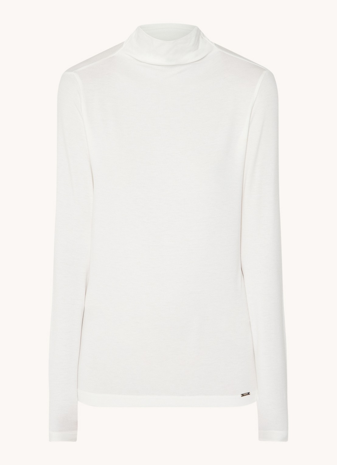 Cinque Cilaren jersey top met col  - voorkant creme