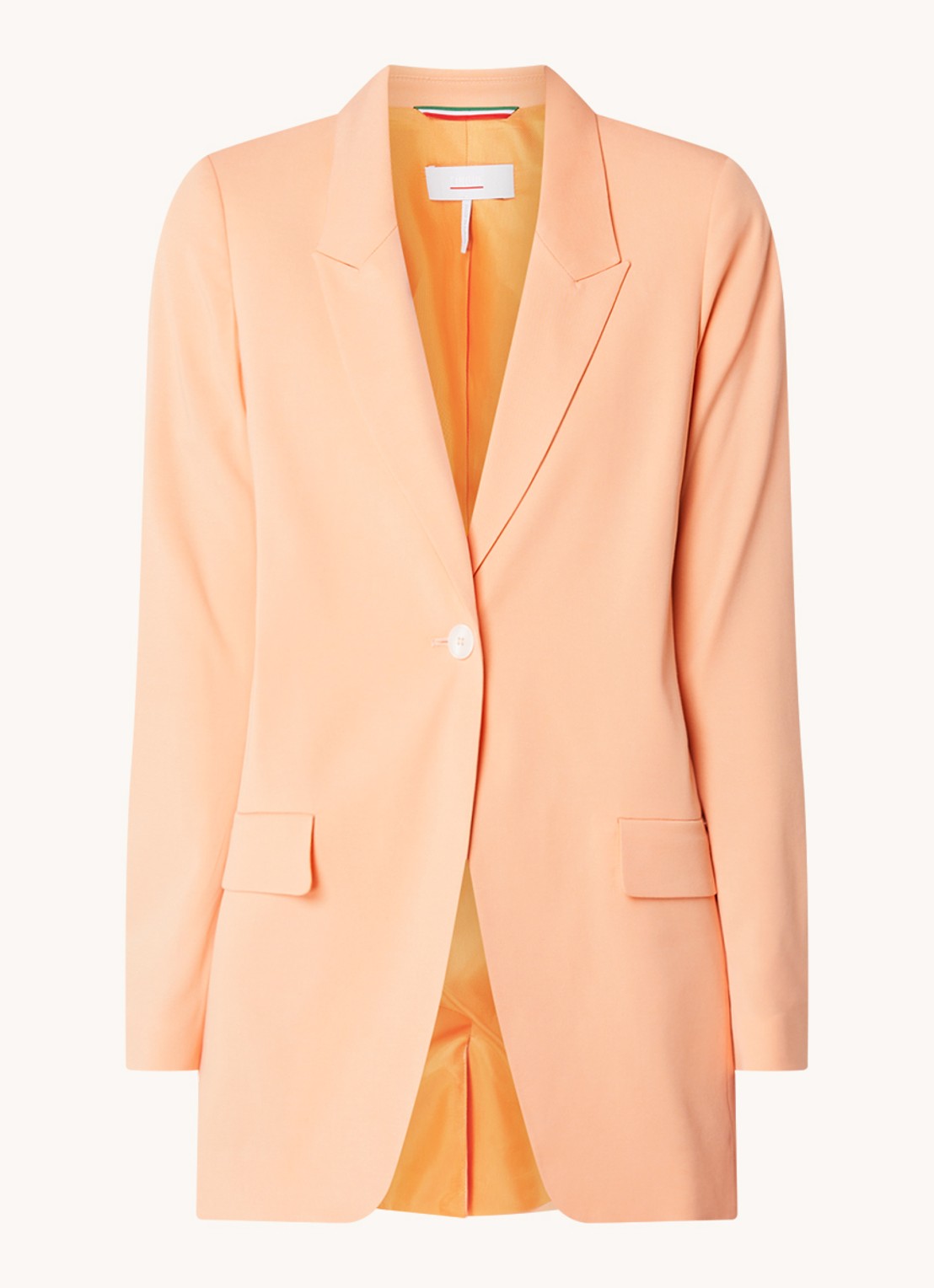 CINQUE Cilisa blazer  met klepzakken - voorkant 3 lichtoranje