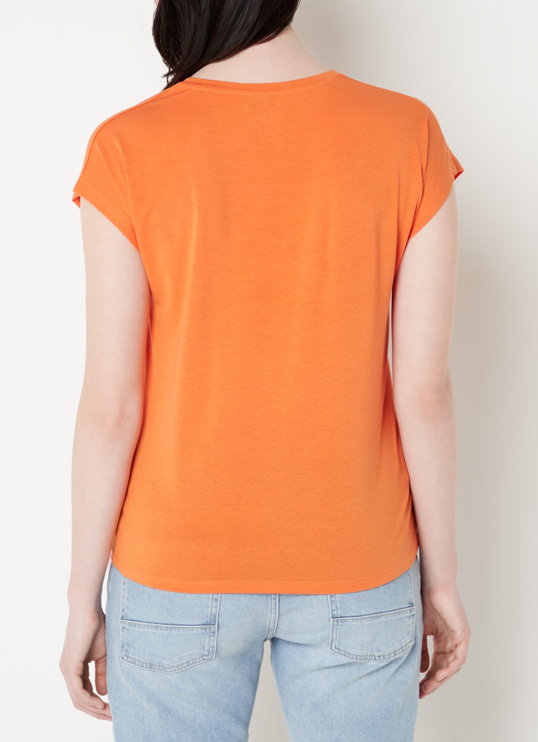 CINQUE Citwist T-shirt  - achterkant 2 orange