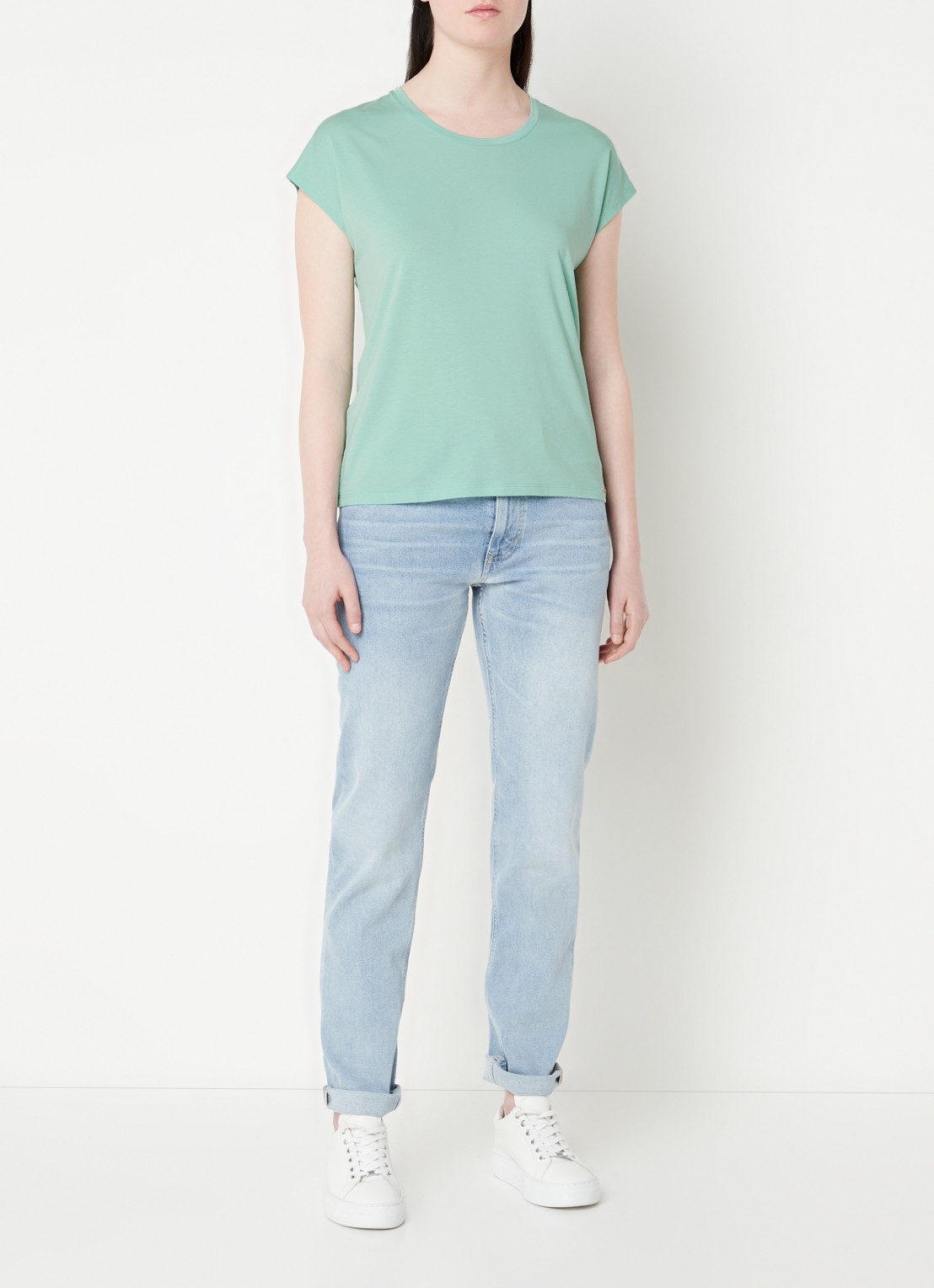 CINQUE Citwist T-shirt  - voorkant 3 groen