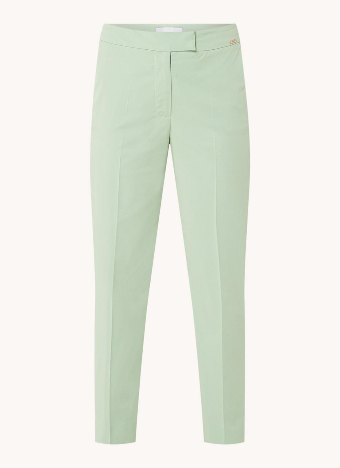 CINQUE Hennes high waist tapered fit pantalon met steekzakken - voorkant 2 lichtgroen